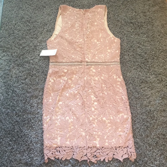 NWT Dusty pink crochet lace dress 🎀 - Picture 7 of 7